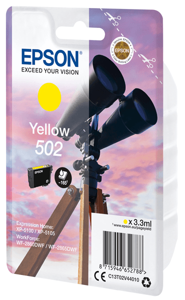 BINOCULARS SINGLEPACK YELLOW 502 INK 3.3 ML