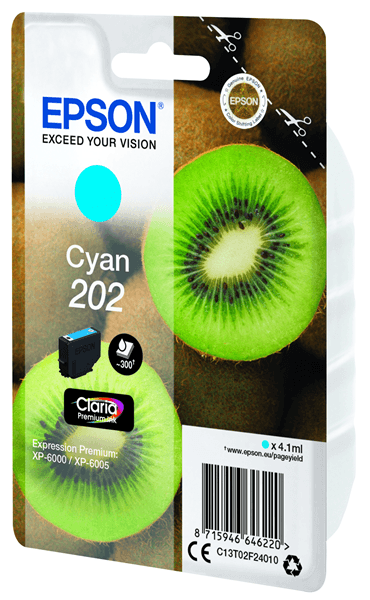 Epson Cartucho 202 Cyan