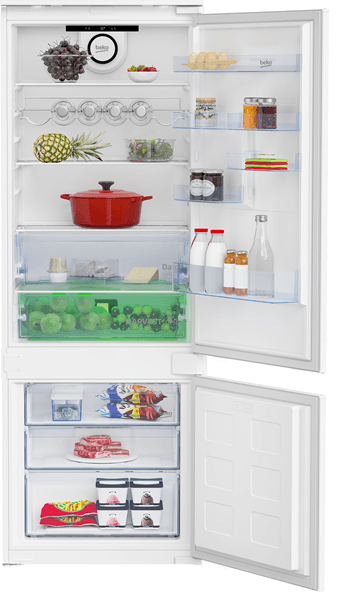 FRIGORIFICO COMBI INTEGRABLE BEKO BCSE400E40SN SIN NOFROST E ALTO 194 CM ANCHO 69 CM