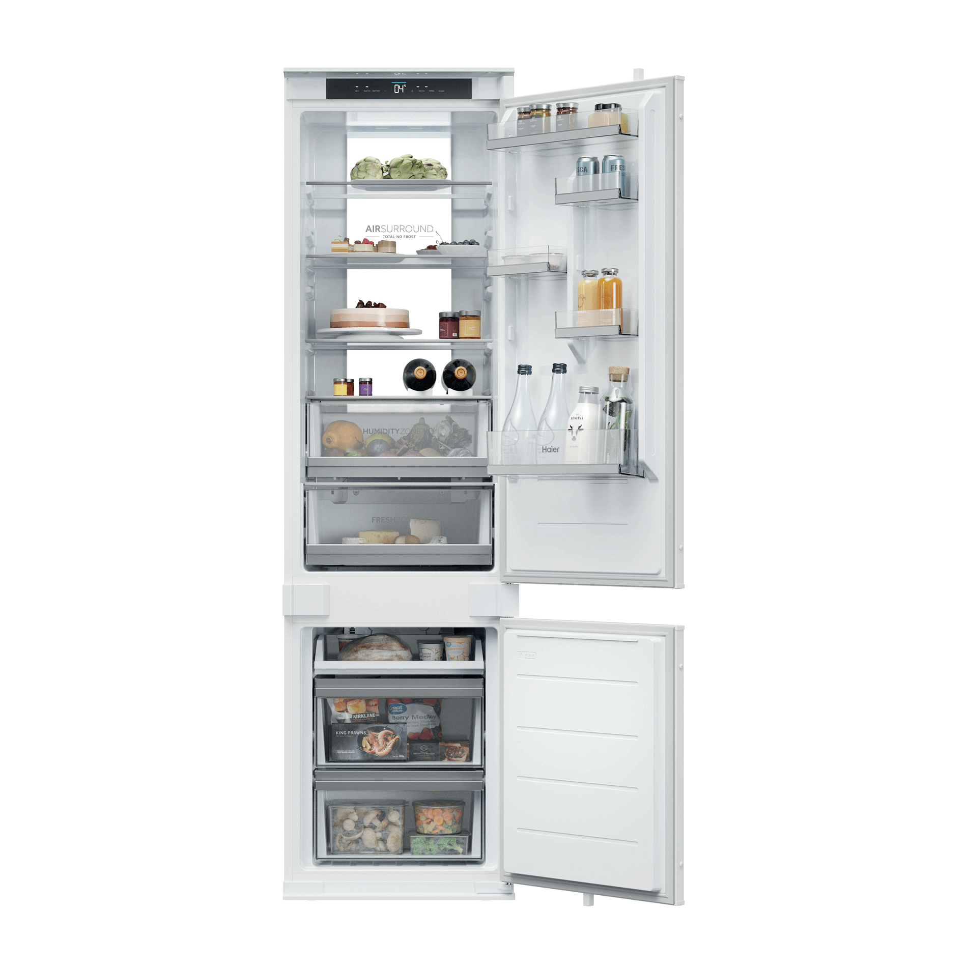 FRIGORIFICO COMBI INTEGRABLE HAIER HBQW7519D NOFROST D ALTO 193,5 CM ANCHO 54 CM