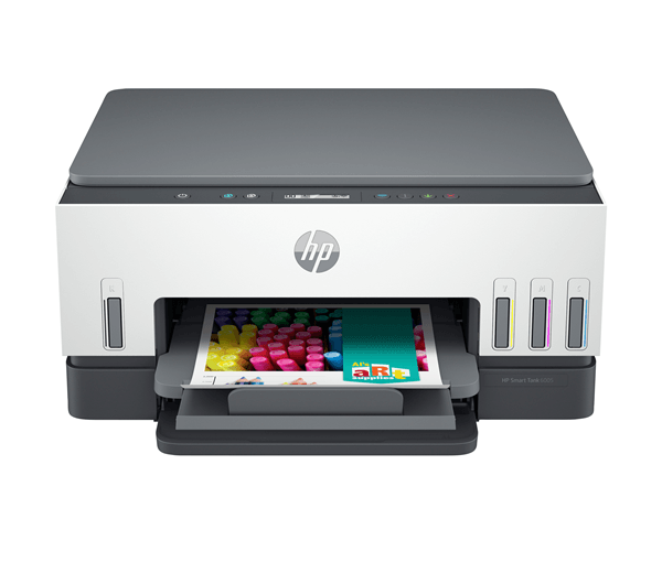HP Smart Tank Multifunción A4Thermal Inkjet Dúplex Smart Tank 6005 Inalámbrico All-in-One Color Impresora, Fotocopiadora, escáner