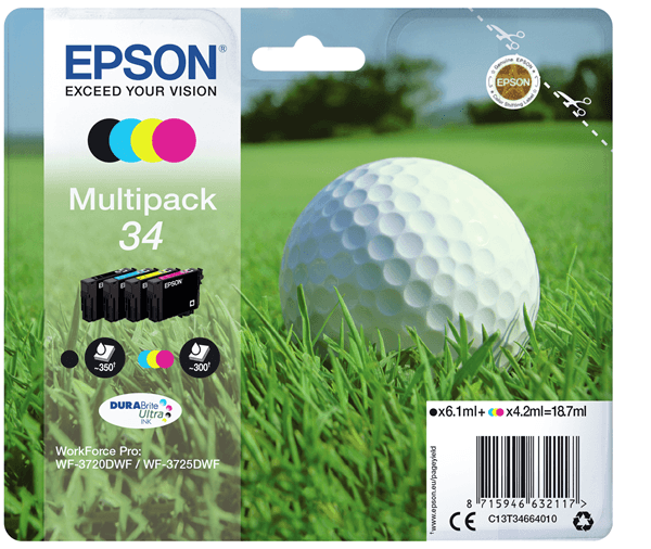 EPSON Multipack 4-colours 34 DURABrite Ultra Ink