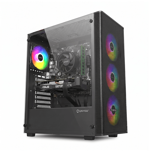 Netway PC Gaming AMD Ryzen 5 PRO 5655G 16 GB DDR4 1 TB SSD NVIDIA GeForce RTX 3050 Windows 11 Pro