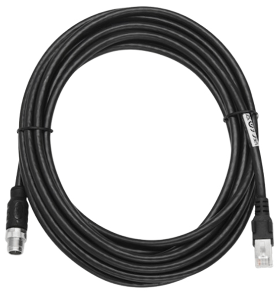 CABLE ETHERNET 1M X-CODED M12 TO RJ45 STANDARD FLEX
