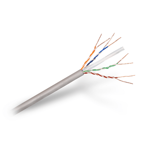Aisens Cable De Red Rj45 Cat.6 Utp Rígido Awg24 Gris 100M