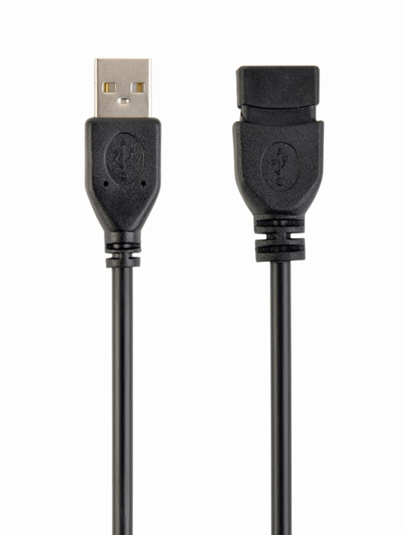 Gembird Cable de Extensión USB de 4,5 Mts Ngr