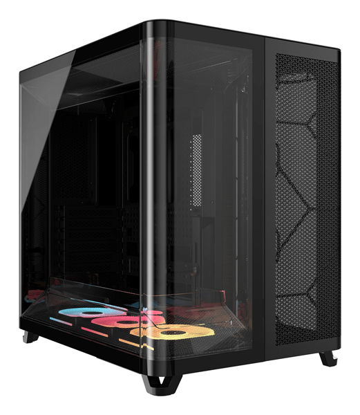 CAJA CORSAIR AIR 5400 LX-R LINK TG MID TOWER BLACK CC-9011320-WW