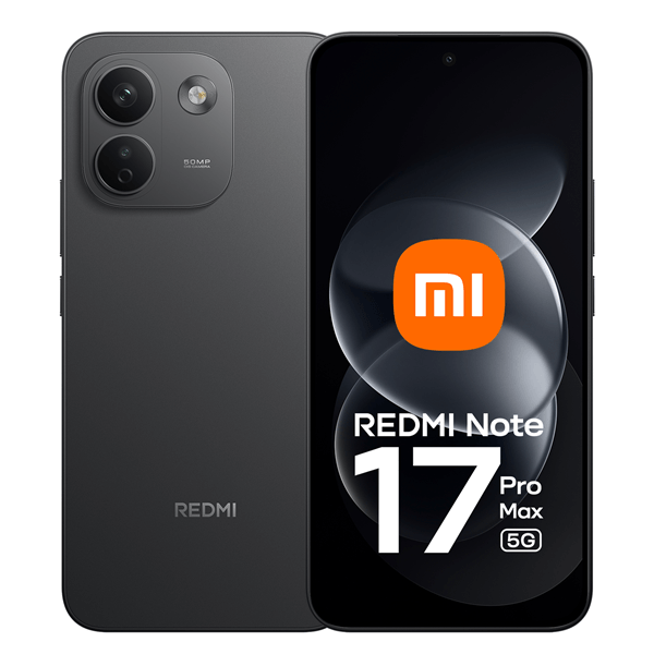 SMARTPHONE XIAOMI REDMI NOTE 17 PRO MAX 5G 8GB RAM 256GB ROM BLACK
