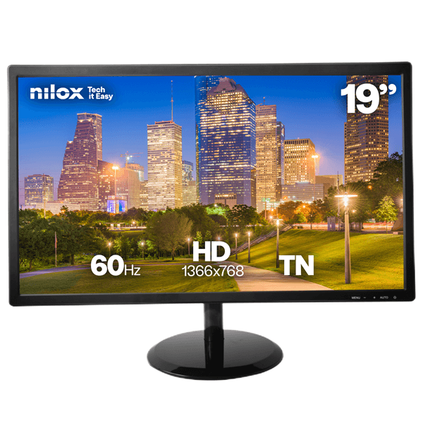 NILOX 19" LCD TN HD HDMI VGA