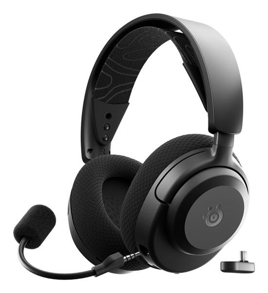 Auriculares gaming – SteelSeries Arctis Nova 3, 40 h Autonomía por Bluetooth, Inalámbrico, Negro