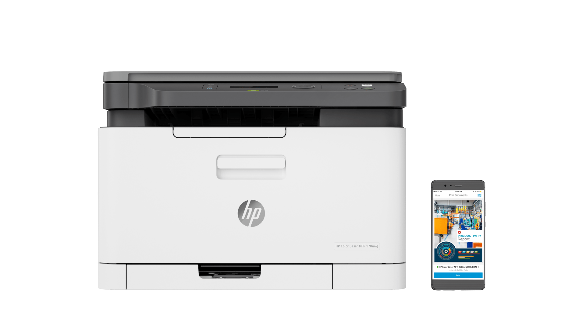 HP Color Laser MFP 178nw impresora laser all-in-one a color con wifi (3 in 1)