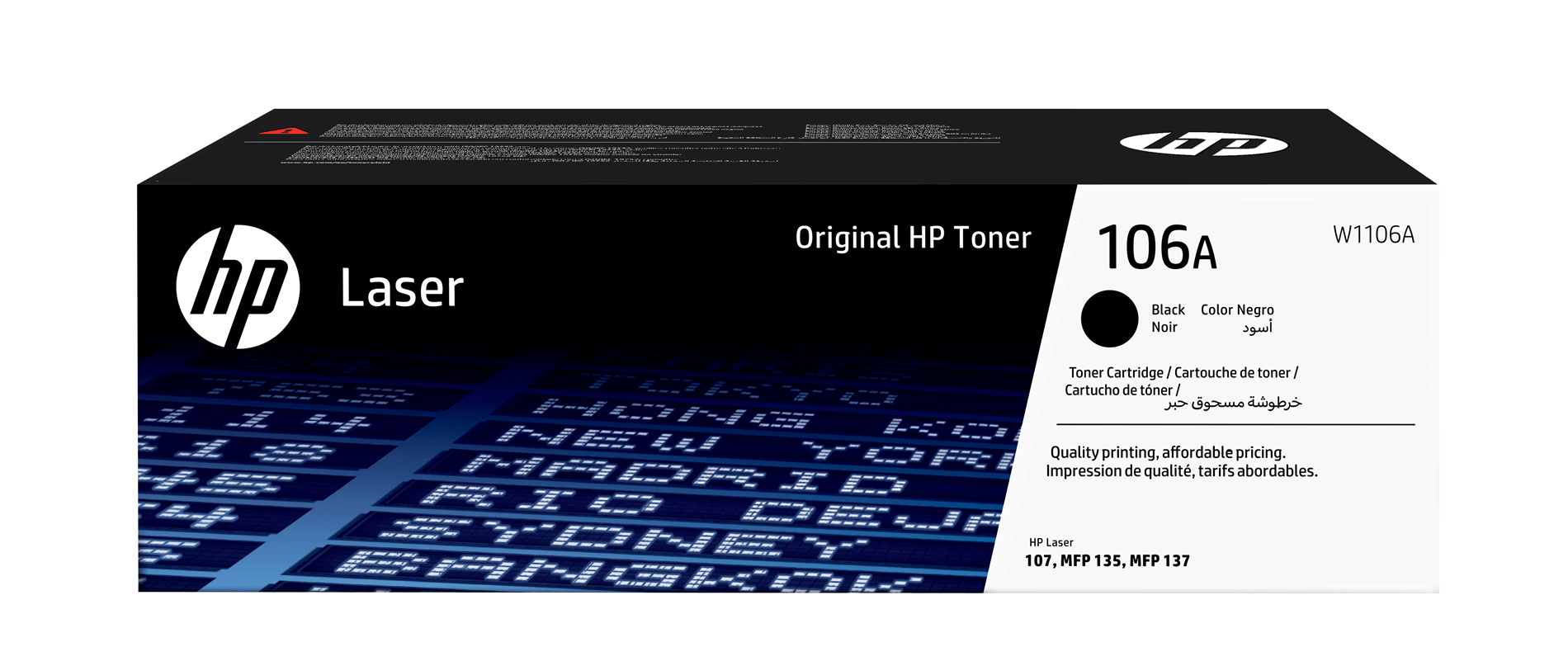 TONER HP NEGRO 106A W1106A