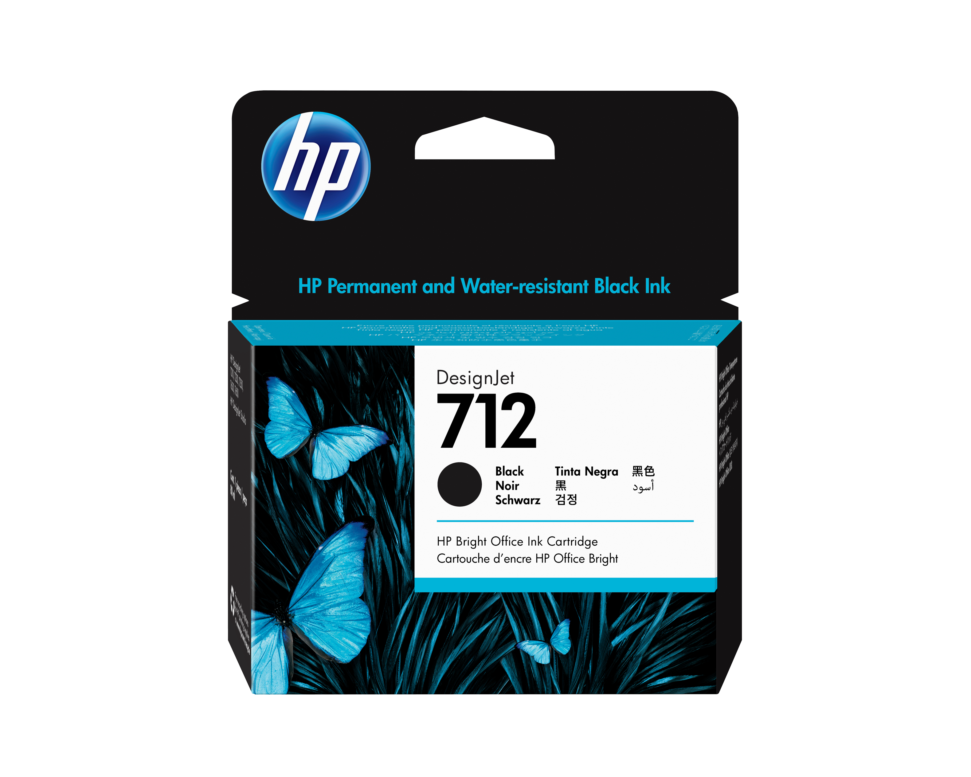 Cartucho de tinta original HP DesignJet 712 de 80 ml Negro