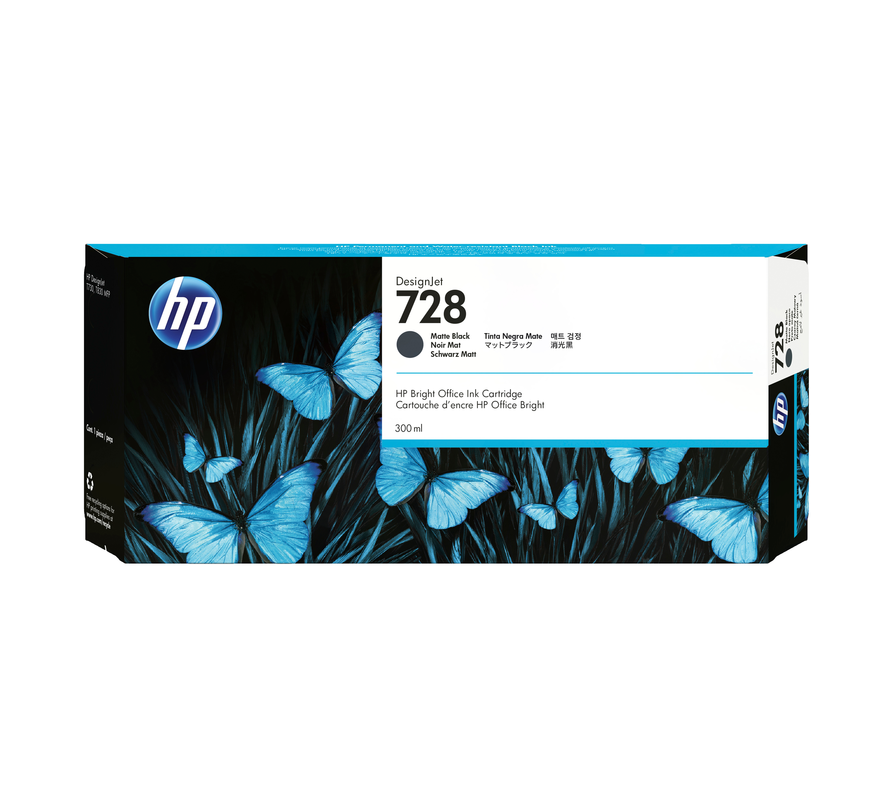 INK CARTRIDGE NO 728 MATTEBLACK