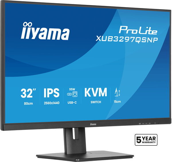 IIYAMA XUB3297QSNP-B1 ProLite 32" LED IPS Quad HD HDMI Altavoces