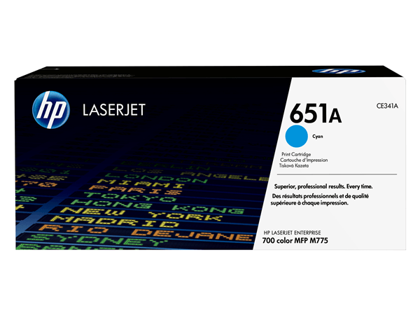 TONER CARTRIDGE 651A CYAN