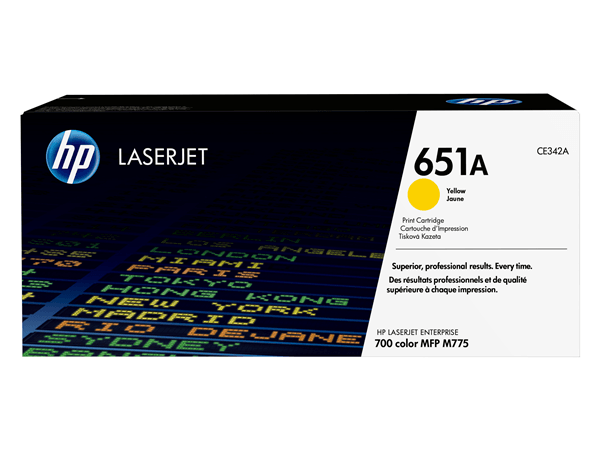 TONER HP AMARILLO 651A