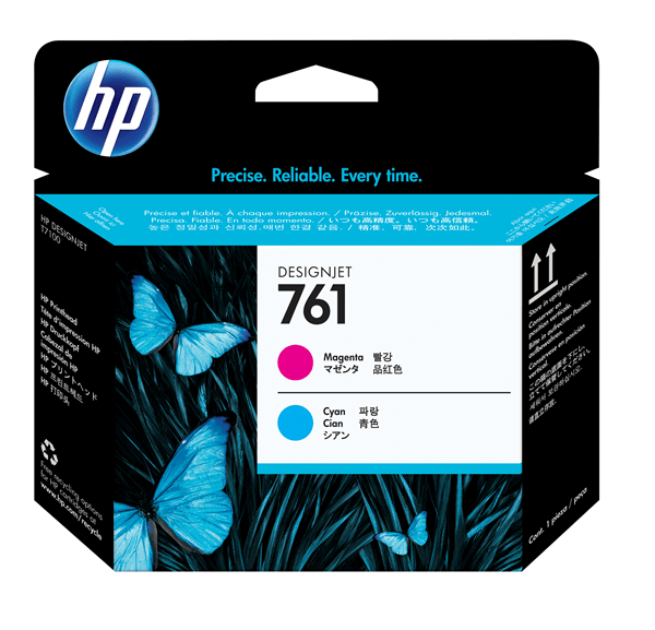 HP Designjet T7100 Cabezal Cian/Magenta n?761
