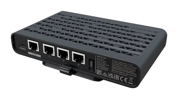Mikrotik hAP be lite Router AP WiFi7 1x2.5G 3xG