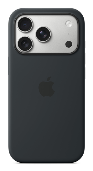 Iphone 17 pro silicone case with magsafe black