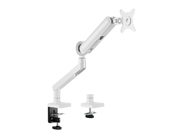 SOPORTE DE MESA EQUIP 650185 PARA 1 PANTALLA DE 17"-35" BLANCO DE ALUMINIO Max. 10.5Kg POR PANTALLA