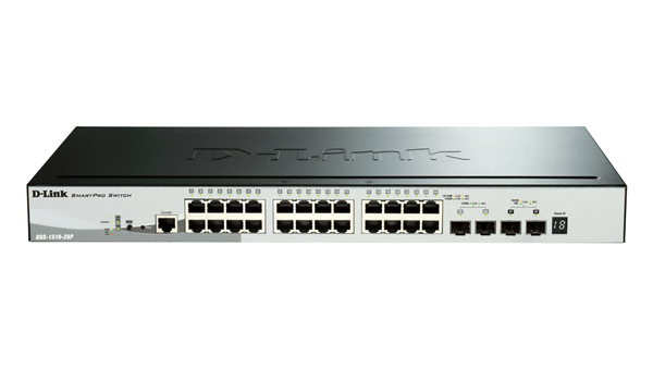 D-Link DGS-1510-28P/E Switch L2 24xGB PoE 2xSFP+