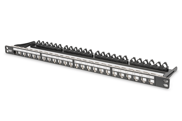 DIGITUS MOD PATCH PANEL 24 PORT HIGH DENSITY SHIELD ED