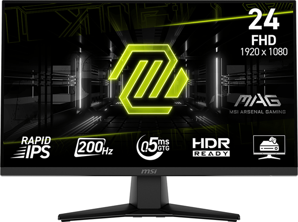 MSI MAG242F Monitor 24 IPS FHD 200Hz HDMI