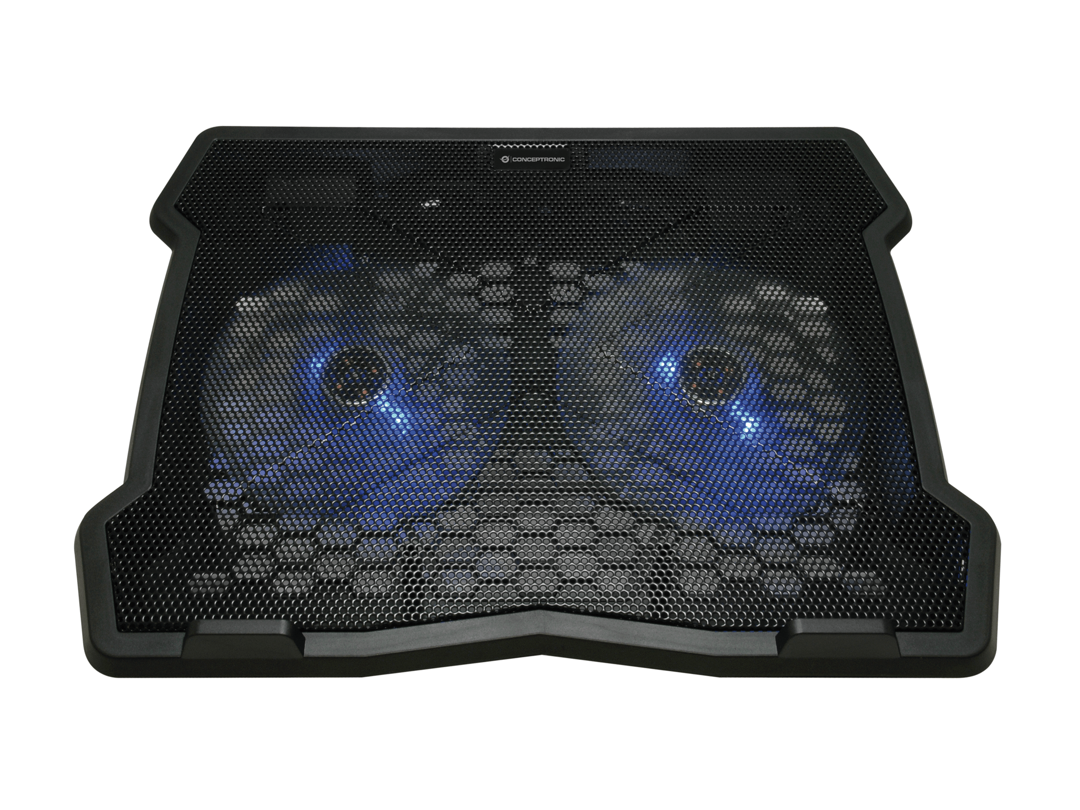 BASE REFRIGERACION PARA PORTATILES CONCEPTRONIC 2 VENTILADORES 125MM HASTA 15,6"