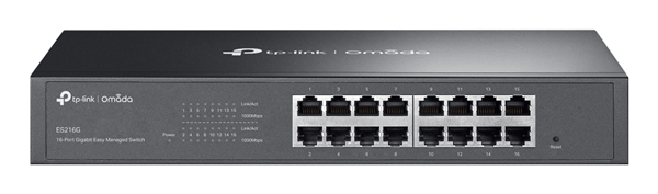 TP-Link ES216G Switch 16xGbE Metal 1U
