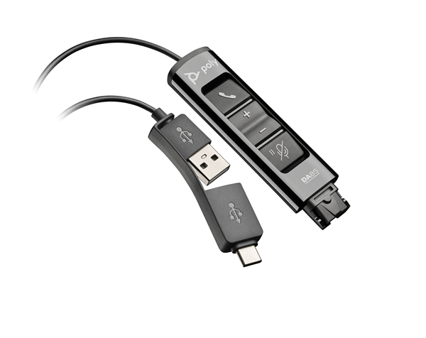 POLY DA85 USB TO QD BLK ADPTR TAA