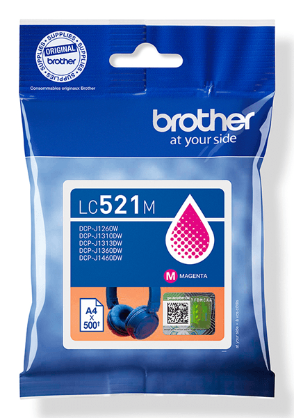 Brother Cartucho LC521M Magenta