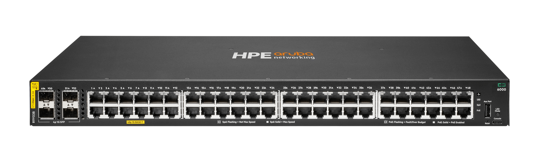 HPE ANW 6000 48G CL4 4F 740W Sw