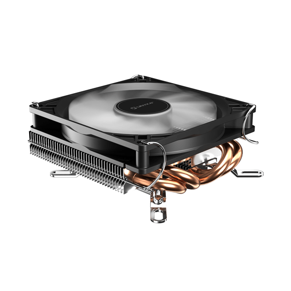 VENTILADOR PARA CPU UNYKAch UNYCOOL H37 92MM TDP 130W 4xHEATPIPES ALT. 37MM LOW PROFILE NEGRO