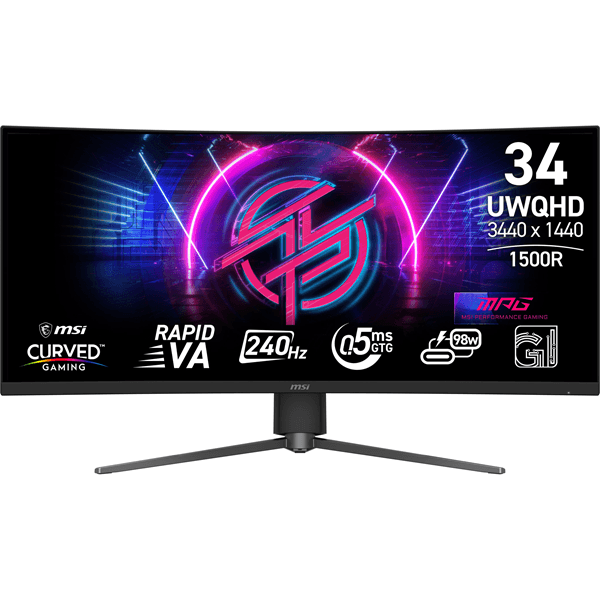 MONITOR MSI MPG 346CQRF X24 34" VA 3440 x 1440 HDMI