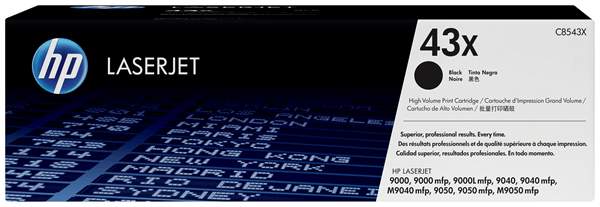 HP 43X (C8543X) toner negro XL (original)