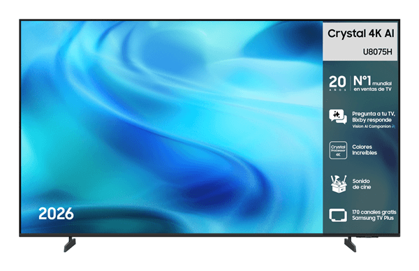 Televisor Samsung TU85U8075HU 85 pulgadas LED Crystal UHD 4K Smart TV con Sistema Tizen OS - Imagen 6