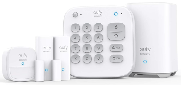 Sistema alarma eufy kit 2x homebase 2x entry sensor 1x keypad 1x motion sensor