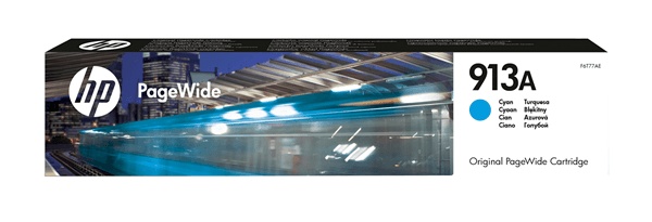 HP 913A (F6T77AE) cartucho de tinta cian (original)