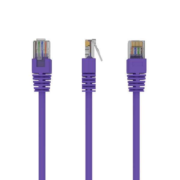 Gembird RJ45/RJ45 Cat5e 0.25m cable de red Púrpura 0,25 m U/UTP (UTP)