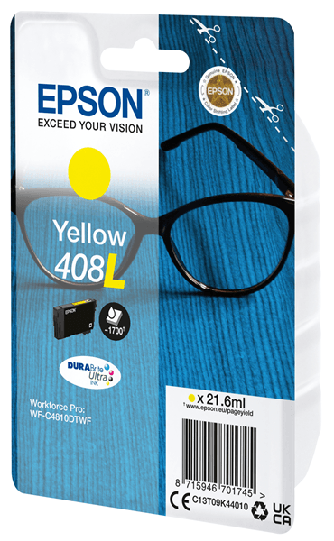 Ink/singlepack yellow 408l durabrite ult