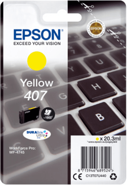 WF-4745 SERIES INK CARTRIDGE L YELLOW 1X38.1 MLCIANO. XL