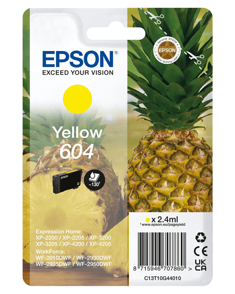 CONSUMIBLE EPSON AMARILLO 604