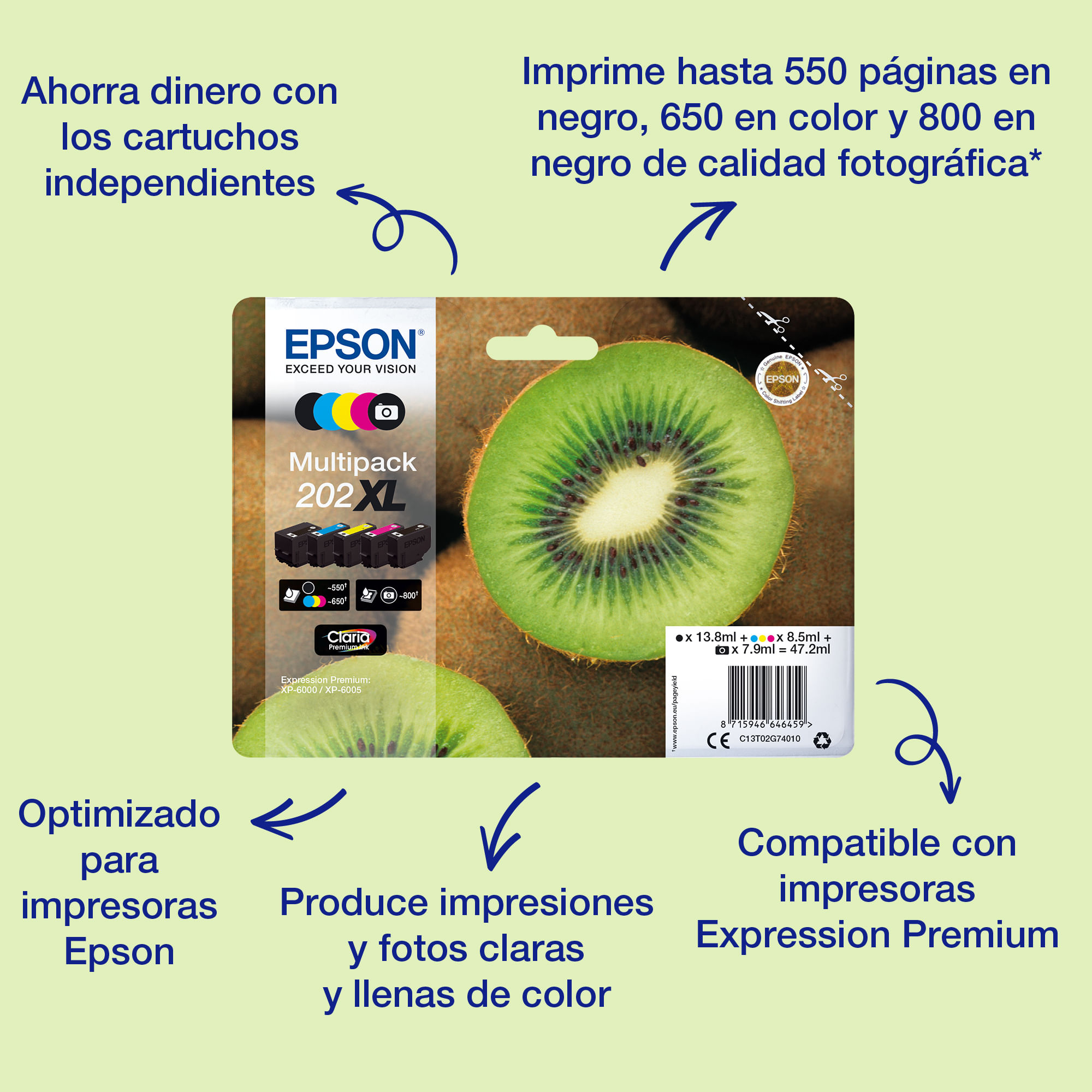 Epson Cartucho 202 Magenta