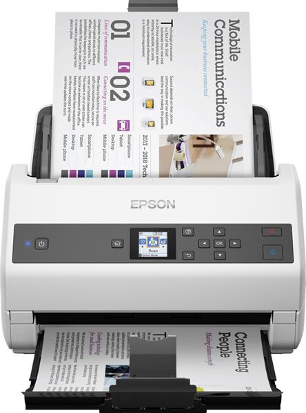 Scanner workforce ds-870 600dpi 16bit/8bit color usb 3.0 in