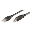 EWENT CABLE USB-A A USB-B M/M 1M NEGRO