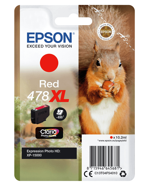 Epson 478XL cartucho de tinta rojo XL (original)