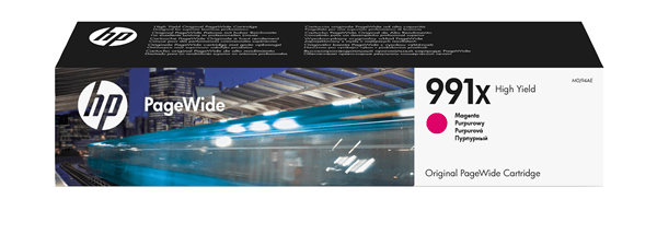 HP Cartucho Original PageWide 991X de alta capacidad magenta – imagen 3