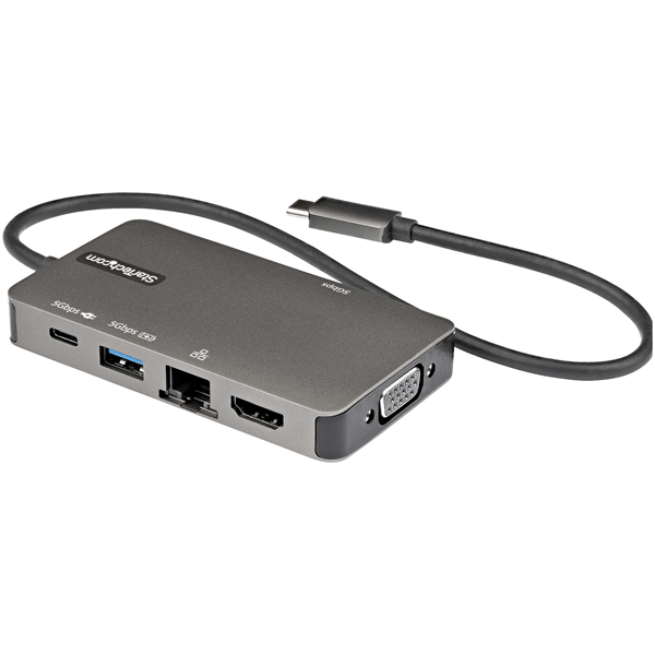 Docking station usb-c hdmi vga ethernet hub usb - pd 10 0w – imagen 2