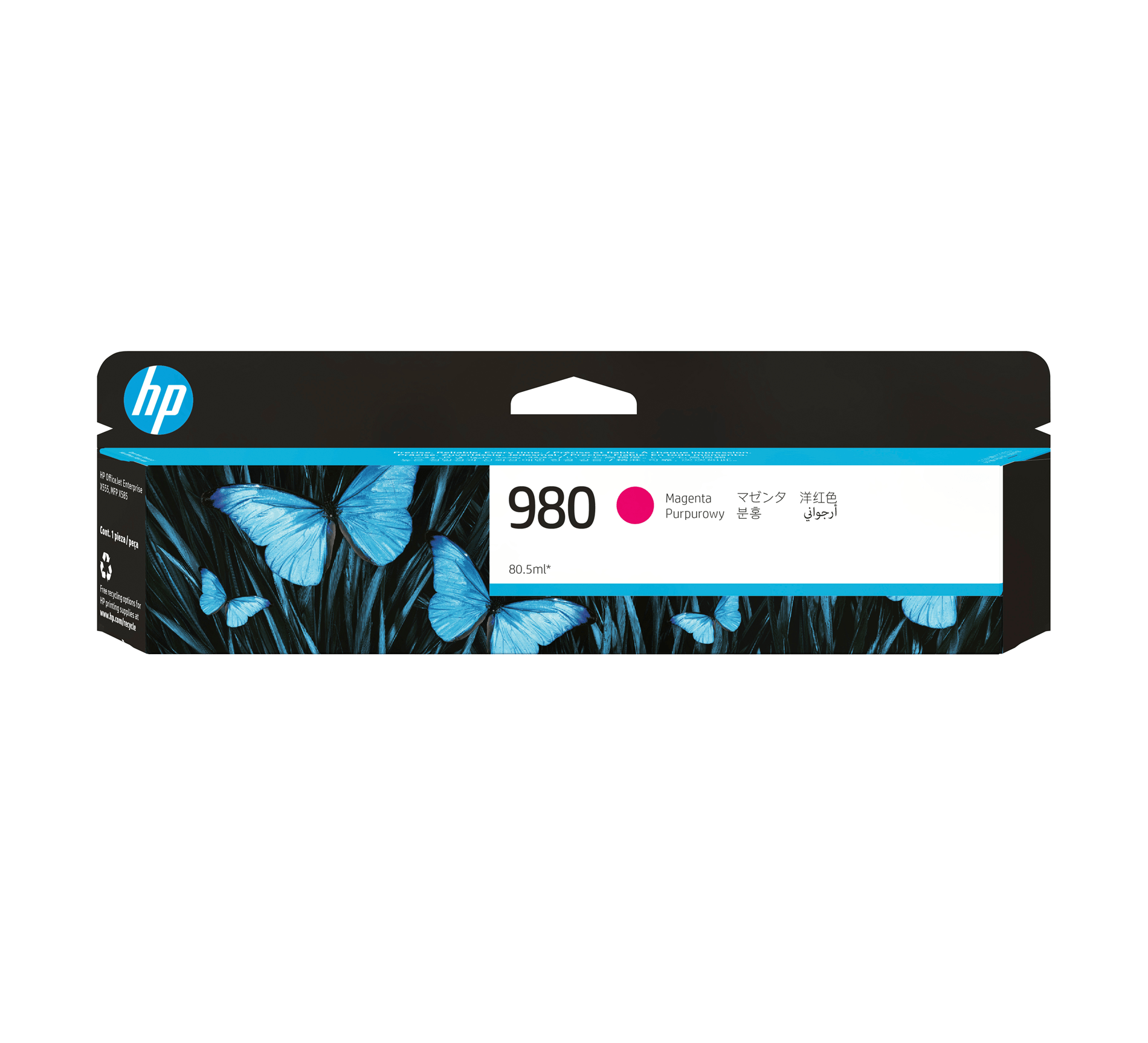 Hp 980 magenta cartucho de tinta original - d8j08a – imagen 2
